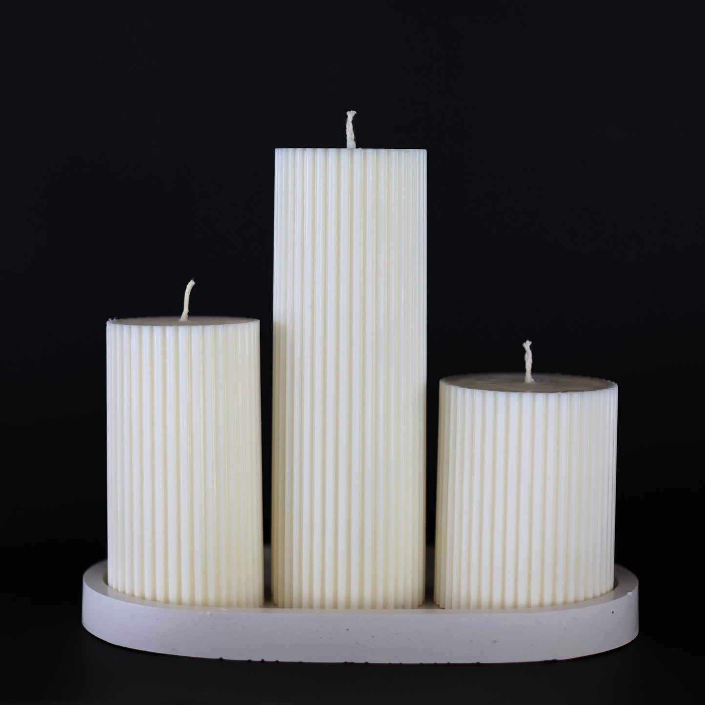 Ribbed Pillar set